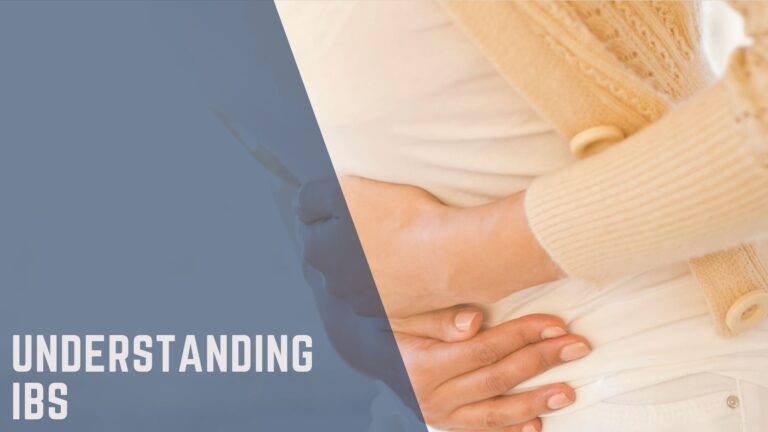 Blog title banner for blog about IBS