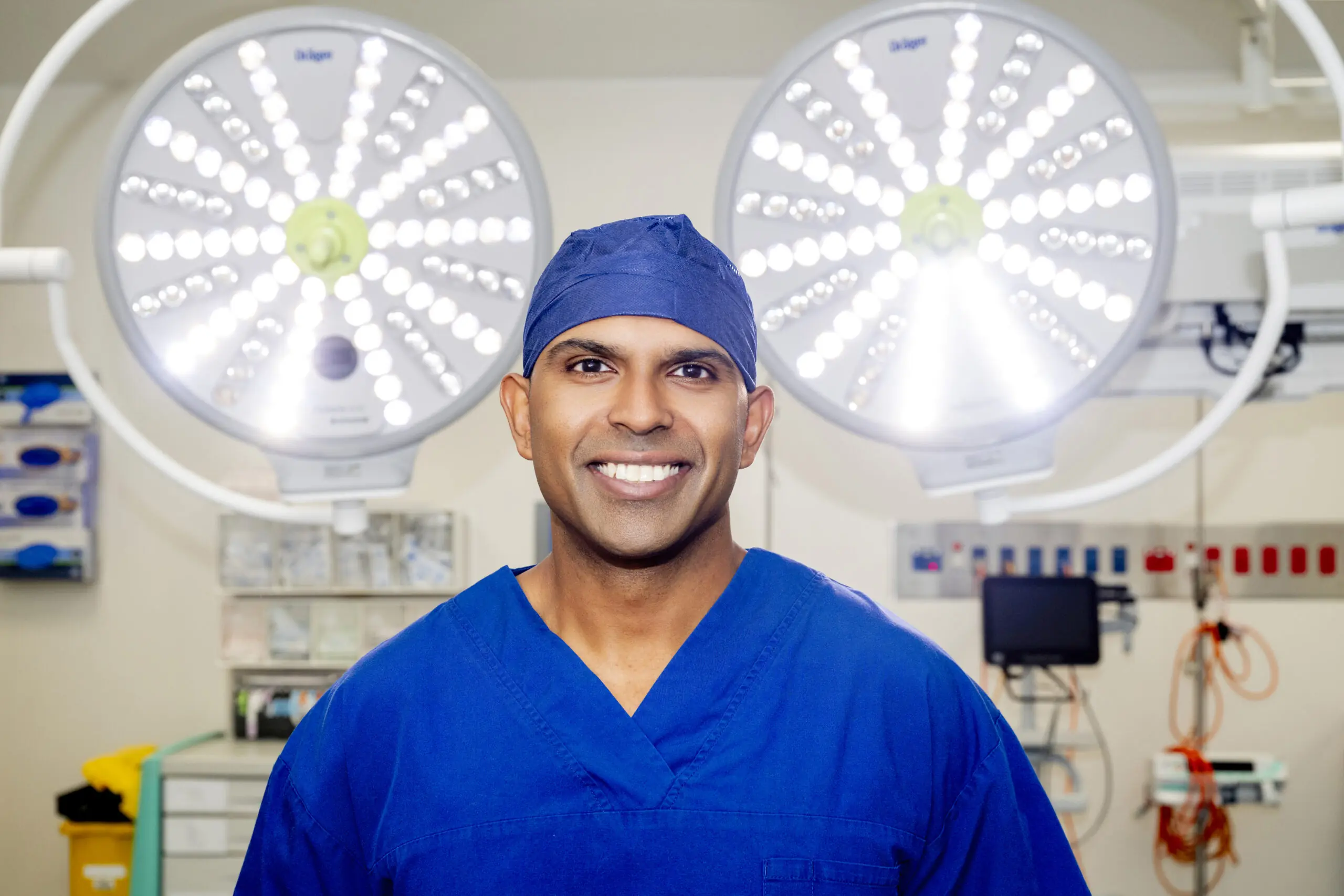 Dr Goutham Sivasuthan, a Brisbane general surgeon who treats skin cancer