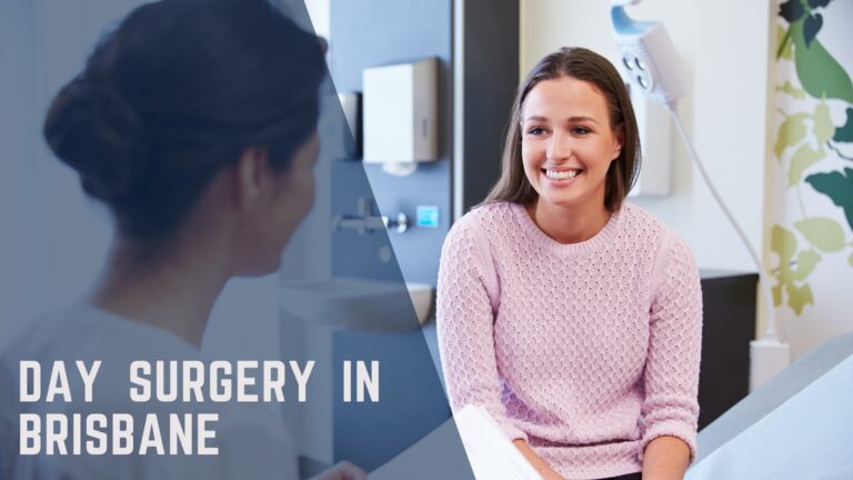 Blog title banner for blog about day surgery in brisbane